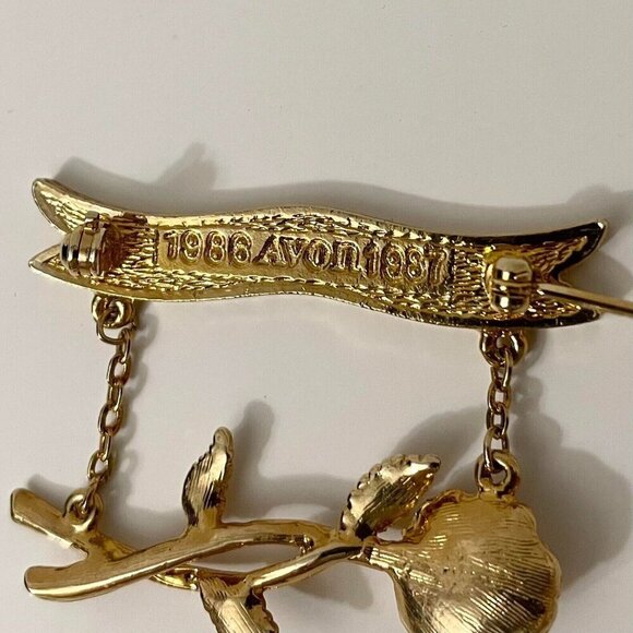 Vintage 1986 1987 Avon Presidents Club Bar Brooch Pin - Picture 8 of 13